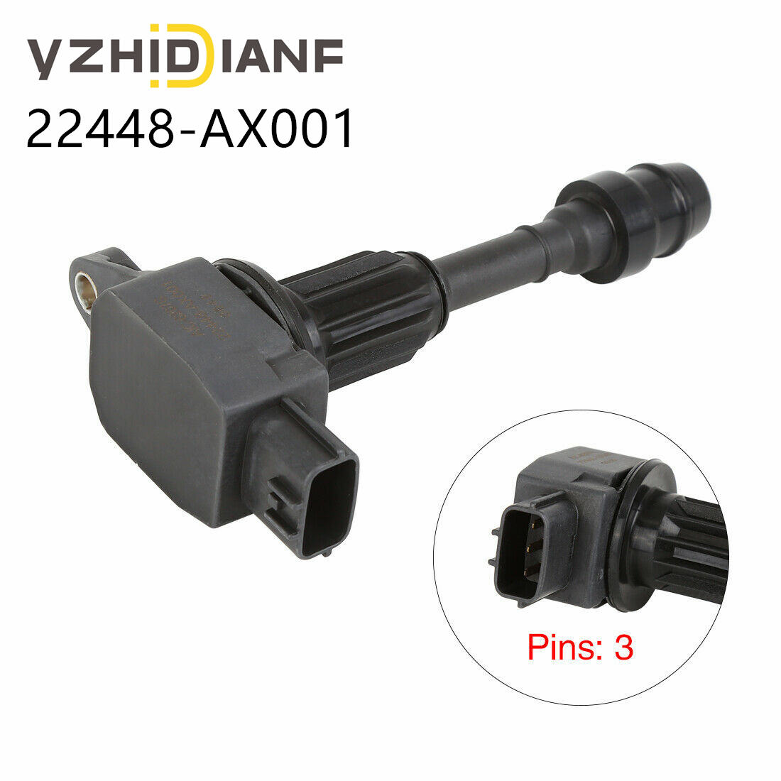工厂直销点火线圈22448-AX001 CL534 UF702适用于日产Micra K12 2006-2007 1.4L